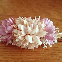 ハンドメイド 布花 手作り アクセサリー ヘアゴムのインテリア実例 14 01 18 21 13 11 Roomclip ルームクリップ