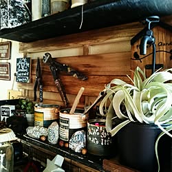 棚/男前/ライクミックス/収納下手です(汗)/いいね&コメント喜びます♥...などのインテリア実例 - 2016-12-04 11:48:06