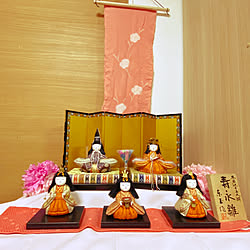 ひな人形/ひな祭り/こどもと暮らす。/こどものいる暮らし/いつもいいね!ありがとうございます♪...などのインテリア実例 - 2020-02-17 16:37:45