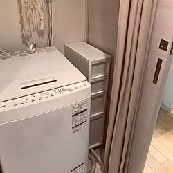 洗濯機周り/隙間ストッカー/ig→namiheeeey/山善アンバサダー2期生/マンション...などのインテリア実例 - 2020-04-02 11:41:51