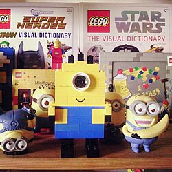 棚/息子作品/LEGO/レゴ/ミニオン...などのインテリア実例 - 2013-12-06 09:06:35