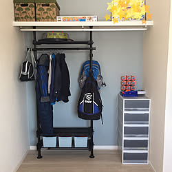 扉なしクローゼットのインテリア実例 Roomclip ルームクリップ