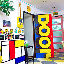アメリカンポップ アメリカンキャラクターのインテリア実例 Roomclip ルームクリップ
