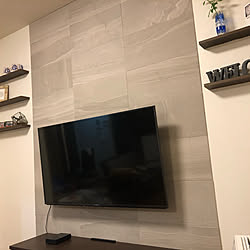 テレビ背面のインテリア実例 Roomclip ルームクリップ