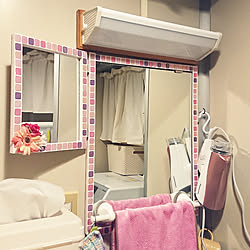 バス/トイレ/お気に入り/団地でも諦めない!/こどもと暮らす。/築30年超...などのインテリア実例 - 2019-03-30 00:04:01