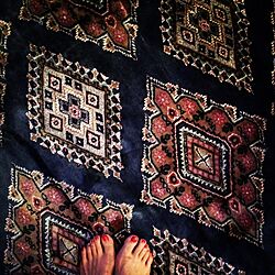 リビング/ラグ/絨毯/絨毯好き/手織りのラグ...などのインテリア実例 - 2016-01-07 07:52:30