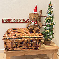 クリスマスツリー/IKEAくまさん/クリスマス/暮らしを楽しむ/マンションインテリア...などのインテリア実例 - 2021-12-24 09:13:35