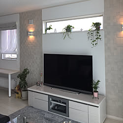 テレビの上の窓のインテリア実例 Roomclip ルームクリップ