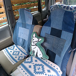 西海岸インテリア カーインテリア カー用品 シートカバー クルマリ などのインテリア実例 02 16 19 42 Roomclip ルームクリップ