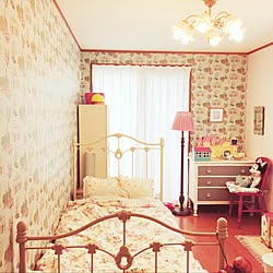 キャスキッドソン壁紙のインテリア実例 Roomclip ルームクリップ