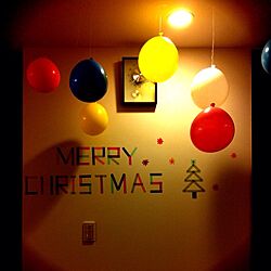クリスマス/クリスマスパーティー(⌒▽⌒)/クリスマスのデコレーション/クリスマス 飾り付けのインテリア実例 - 2012-12-21 18:42:46