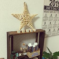 星が好きすぎる♡/手作り棚/コメントお気遣いなく♡/男前も西海岸風も好き/カメラマーク消し...などのインテリア実例 - 2019-04-18 00:51:42