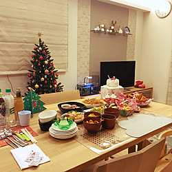 クリスマスご飯のインテリア実例 Roomclip ルームクリップ
