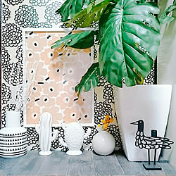 部屋全体/花柄/フェイクグリーン/北欧雑貨/marimekko...などのインテリア実例 - 2018-05-25 11:15:10