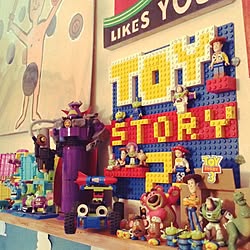 壁/天井/連投失礼しております/お祭り騒ぎ/オタク部屋/LEGO...などのインテリア実例 - 2014-09-25 17:34:53