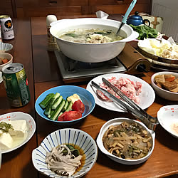 ほろよい/夕食/お茶豚しゃぶ/注文住宅/RCの出会いに感謝♡...などのインテリア実例 - 2019-05-02 21:04:13