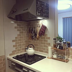 ニトリ ガスコンロ周りのインテリア実例 Roomclip ルームクリップ