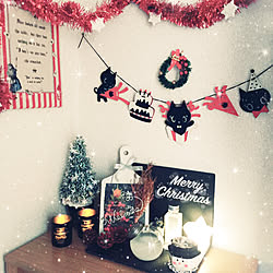 Merry Christmas.·˖*✩/クリスマス/いつもいいねやコメありがとうございます♡/RCの出会いに感謝♡/いいねと、フォローの押し逃げすみません!...などのインテリア実例 - 2018-12-24 17:46:56