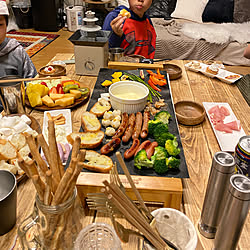 ホットプレートチーズフォンデュのインテリア実例 Roomclip ルームクリップ