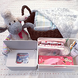 部屋全体/ニトリ/無印良品/ウエットティッシュケース/赤ちゃんグッズ...などのインテリア実例 - 2019-02-06 11:15:04