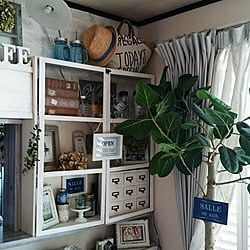 狭小マイホーム/DIY♡/カフェ風インテリアを目指して/ていねいな暮らし/いつでも人を呼べる部屋作り...などのインテリア実例 - 2015-08-04 08:54:39