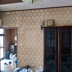 壁 天井 壁塗り替え Diy レトロ リフォーム などのインテリア実例 11 06 12 33 12 Roomclip ルームクリップ