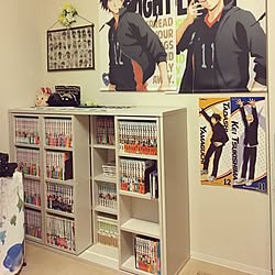 ポスター オタクのインテリア実例 Roomclip ルームクリップ