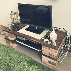 テレビ台 すのこのインテリア実例 Roomclip ルームクリップ