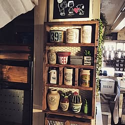 棚/棚DIY/アンティーク瓶/♥フォロー!!有難う御座いますっ♥/いいね♥ありがとぉ♥...などのインテリア実例 - 2017-06-23 05:50:52