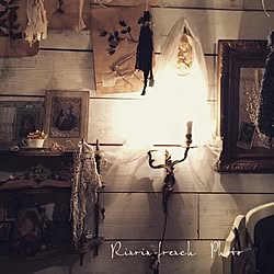 壁/天井/セルフリフォーム/French/フレンチシック/antique...などのインテリア実例 - 2016-02-06 21:21:12