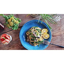 机/パスタ部/菜の花/お昼ごはん/NO GREEN NO LIFE...などのインテリア実例 - 2017-02-13 18:38:25