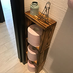 トイレマット トイレットペーパー収納のインテリア実例 Roomclip ルームクリップ