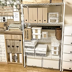 机/山善さんのスチールラック/yamazen/山善収納部/モニター商品...などのインテリア実例 - 2017-05-13 21:20:59