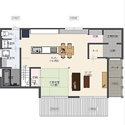 部屋全体/こどもと暮らす/二階建て/新築一戸建て/マイホーム記録...などのインテリア実例 - 2017-03-06 13:48:06