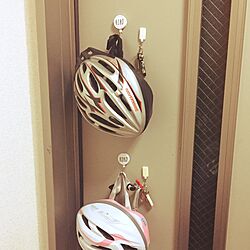 ダイソー ヘルメット置き場のインテリア実例 Roomclip ルームクリップ