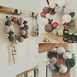 ダイソー クリスマスリースハンドメイドのインテリア実例 Roomclip ルームクリップ ダイソー クリスマスリースハンドメイドのインテリア実例 Roomclip ルームクリップ