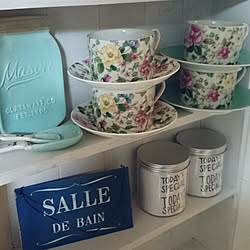 花モチーフ/カップ&ソーサー/ボーセラーツ/コンテスト駆け込み参加のインテリア実例 - 2015-05-17 21:51:17