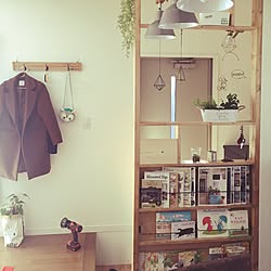 玄関/入り口/chikoさんの本/kaochan516さん♡/ジェラトーニもいます♡/RoomClipStyle...などのインテリア実例 - 2017-02-02 11:19:37