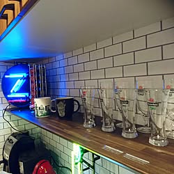 キッチン/man cave/カッケー/ネオン管/ZIMA...などのインテリア実例 - 2016-12-12 22:04:34