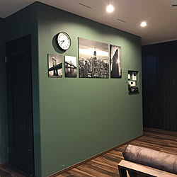 緑の壁紙のインテリア実例 Roomclip ルームクリップ