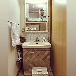 ピンクの洗面台のインテリア実例 Roomclip ルームクリップ