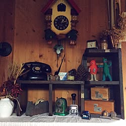 棚/タグ多くて許してね+*。/皆様 御自愛下さい+..・* ❁/秋風を感じ始めましたので/コンテストに便乗です+..・* ☆...などのインテリア実例 - 2015-09-04 14:14:24