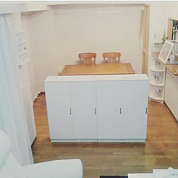 キッチン/カウンター収納⇒DIY♥/●主人のDIY●/3分割にも.../リビングダイニングの境にも......などのインテリア実例 - 2017-08-06 18:48:40