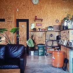 キッチン/米軍ハウス/土間/ジャンクスタイルインテリア /平屋...などのインテリア実例 - 2014-07-29 16:37:03