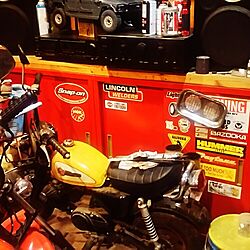 棚/ガレージコレクション/ガレージ/DIY/バイク...などのインテリア実例 - 2017-03-18 00:15:40