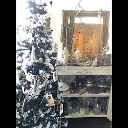 部屋全体/クリスマスツリー/クリスマスディスプレイ/French/antique...などのインテリア実例 - 2016-11-05 12:15:00