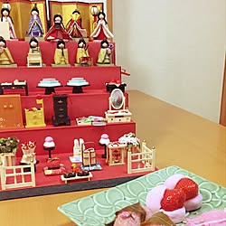 リビング/ひな祭り/いいね!ありがとうございます◡̈♥︎/フォロワーの皆様に感謝です♫のインテリア実例 - 2017-03-03 22:55:43