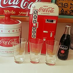 棚/コカ・コーラ/コカコーラ/グラス/赤好き...などのインテリア実例 - 2017-03-16 12:47:56