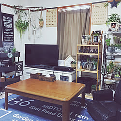 部屋全体/アパート/いつもいいねやコメありがとうございます♡/ごちゃごちゃしてます/彼のアパート...などのインテリア実例 - 2018-07-29 11:05:24