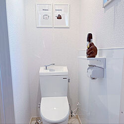 toilet /WALLDECORモニター/White/Takara Standard/バス/トイレのインテリア実例 - 2021-12-06 12:10:23